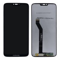 Replace / Repair Your Broken Screen Using this parts of LCD Display and Touch Screen Combo Folder For Motorola G7 Power - Black