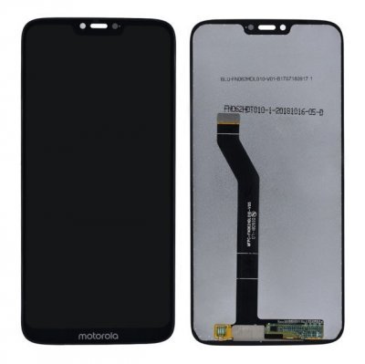 Replace / Repair Your Broken Screen Using this parts of LCD Display and Touch Screen Combo Folder For Motorola G7 Power - Black