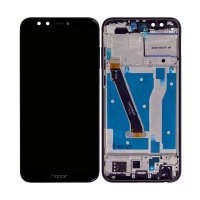 Replace / Repair Your Broken Screen Using this parts of LCD Display for Honor 9 Lite, Huawei Honor 9 Youth Touch Screen Replacement Combo Folder Assembly - Black Frame