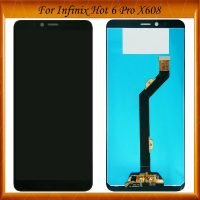 LCD Display for Infinix Hot 6 Pro (X608) with Touch Screen Replacement Combo Folder Assembly - Black