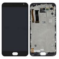 Replace your LCD Display for Meizu MX5 with Touch Screen Replacement Combo Folder Assembly - Black Frame