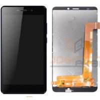 Change your LCD Display for Micromax Canvas Mega 4G Q417 with Touch Screen Replacement Combo Folder Assembly - Black