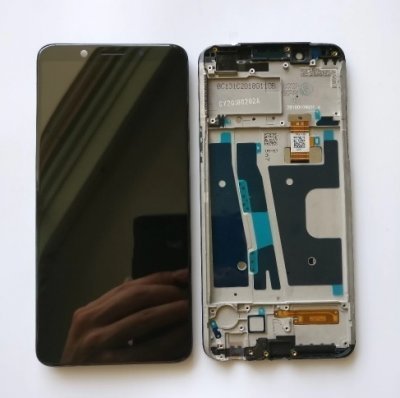 Replace / Repair Your Broken Screen Using this parts of LCD Display with Touch Screen Combo Folder Oppo F5, F5 Youth, F5 Plus, A73 - Black with Frame