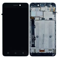 Replace LCD Display for Lenovo K6 Power K33a42 with Touch Screen Replacement Combo Folder Assembly - Black Frame