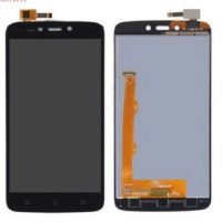 Replace LCD Display for Motorola Moto C Plus with Touch Screen Replacement Combo Folder Assembly - Black