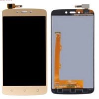 Replace LCD Display for Motorola Moto C Plus with Touch Screen Replacement Combo Folder Assembly - Gold