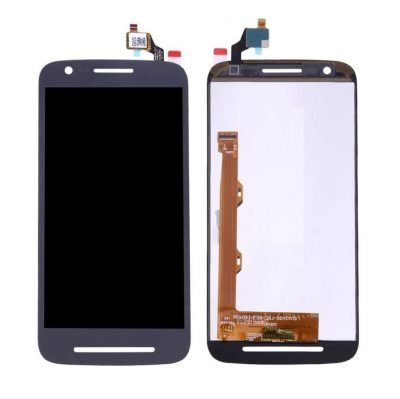 Replace LCD Display for Motorola Moto E3 Power XT1706 with Touch Screen Replacement Combo Folder Assembly - Black