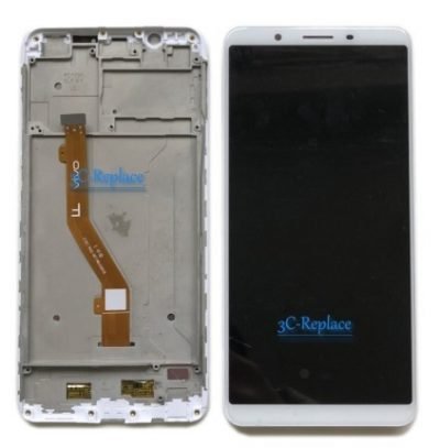 Display Screen for Vivo Y71i, Y71A vivo 1801 with Touch Combo Folder Full Assembly Digitizer Glass Replacement, White Frame