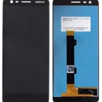 Replace LCD Display for Nokia 3.1 Black TA-1049, TA-1057, TA-1063, TA-1070, TA-1074 with Touch Screen Replacement Combo Folder Assembly - Black