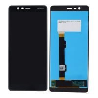 Replace LCD Display for Nokia 5.1 TA-1075, TA-1061, TA-1088, TA-1081, TA-1076 with Touch Screen Replacement Combo Folder Assembly - Black