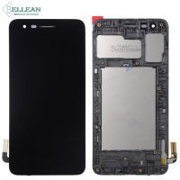 LCD Display with Touch Screen Replacement Combo Folder Assembly For LG K8 (2018), LG K9, K-9 - Black Frame