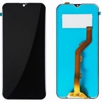 LCD Display with Touch Screen Replacement Combo Folder Assembly For Tecno Camon i4 - Black