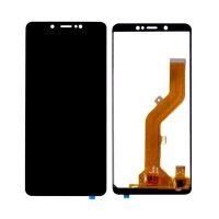 LCD Display with Touch Screen Replacement Combo Folder Assembly For Tecno Camon iAce 2X KB2, KB 2, KB-2 - Black